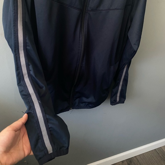 Vintage Nike Mens Epic Jacket Blue Full Zip Atheisure Workout Track Jacket - Picture 4 of 7